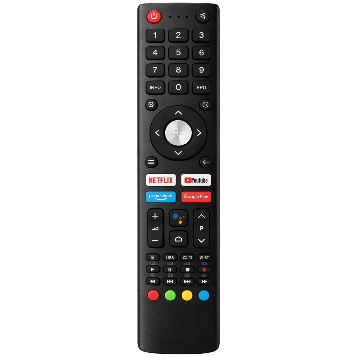 Replacement TV Remote Control for Bauhn ATV55UHDQ-0722