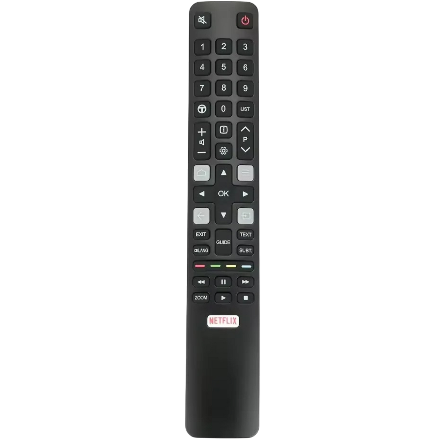 Replacement Remote Control for TCL RC802N | Suits Android Smart TVs