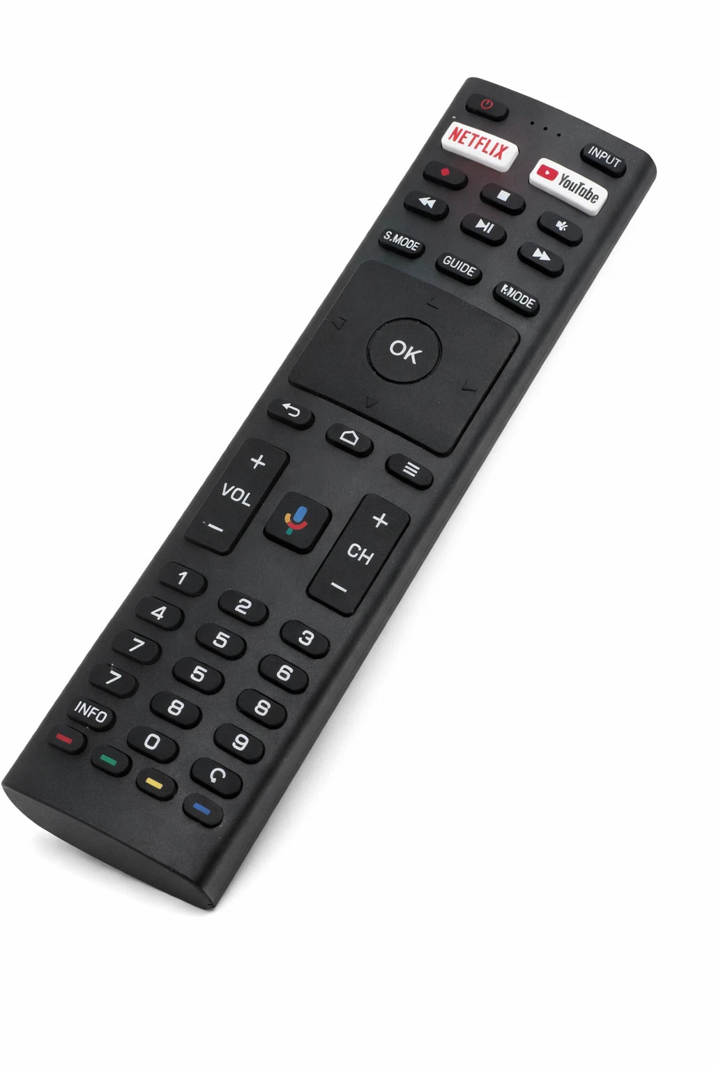 Replacement Remote Control for JVC Konka RM-C3369 RM-C3416 | Suits Android TV
