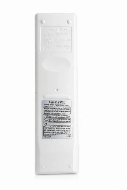 Replacement Air Conditioner Remote for Fujitsu AR-REM1U