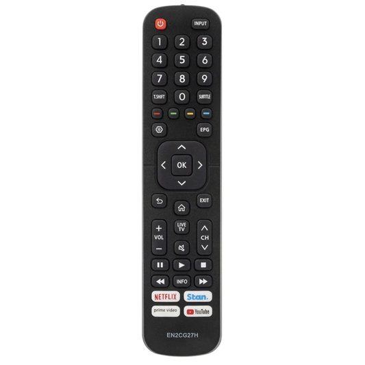 Replacement Remote Control for Hisense EN2CG27H | Suits R5 R6 S4 S5 Series TV