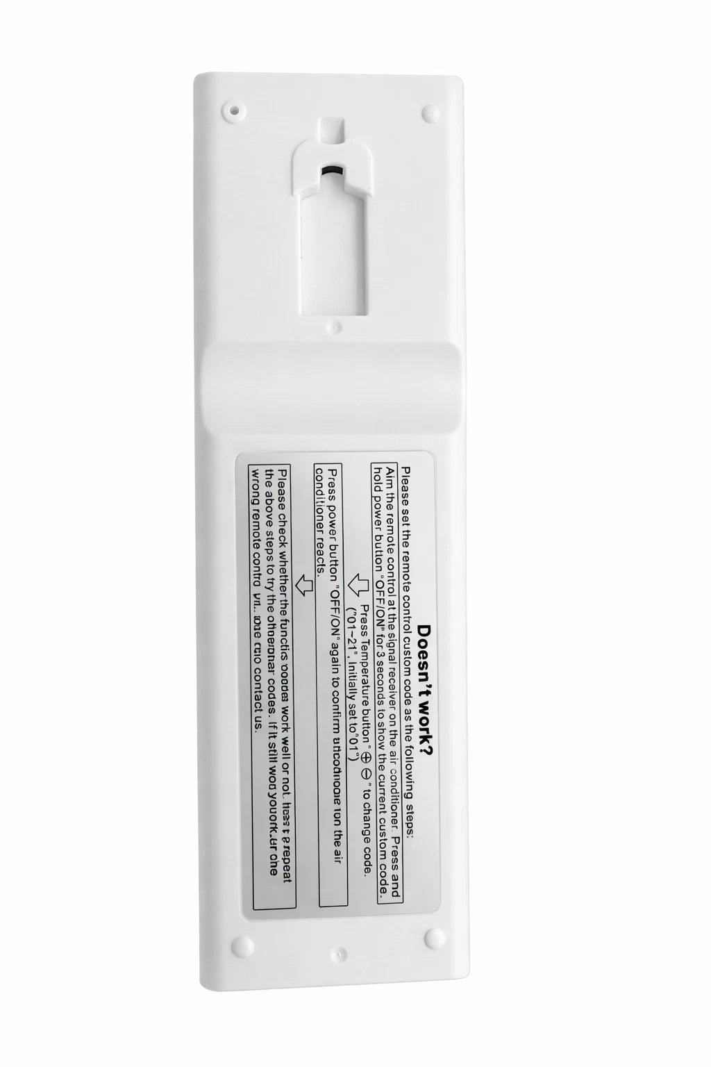Replacement Air Conditioner Remote for Mitsubishi SG15C SG13A (With Heat)