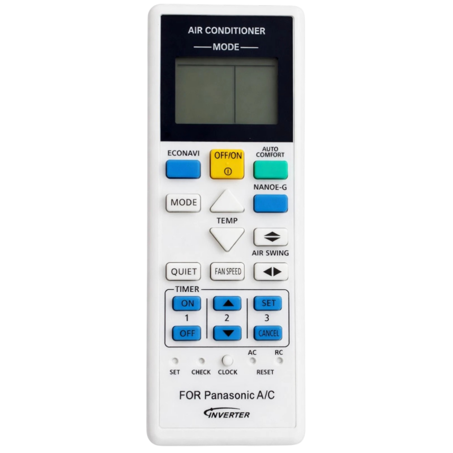 Replacement Air Conditioner Remote for Panasonic A75C4406 (No Heat)