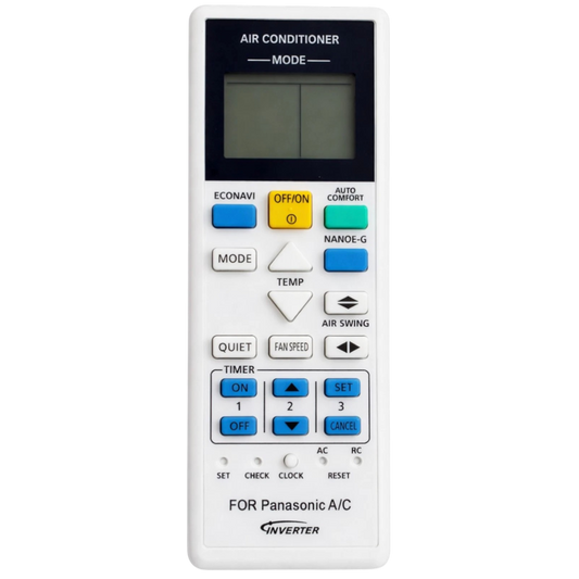 Replacement Air Conditioner Remote for Panasonic A75C4143 A75C4406 (No Heat)